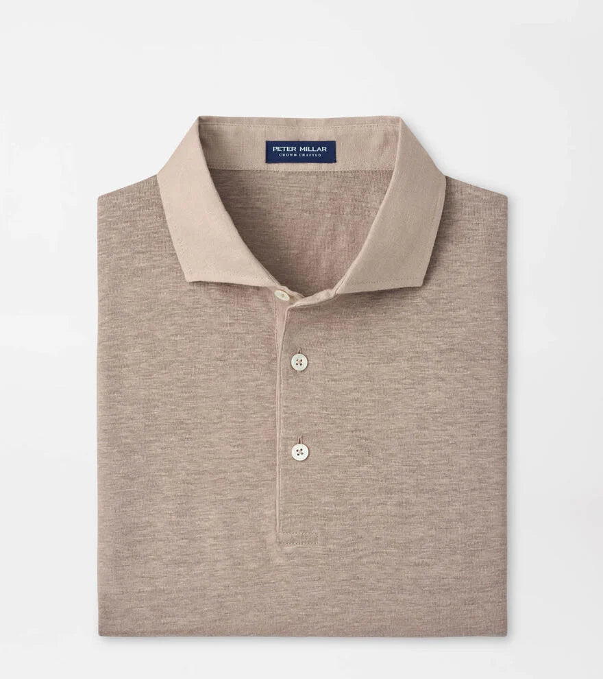 Astino Linen Polo BISCOTTI