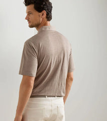 Astino Linen Polo BISCOTTI