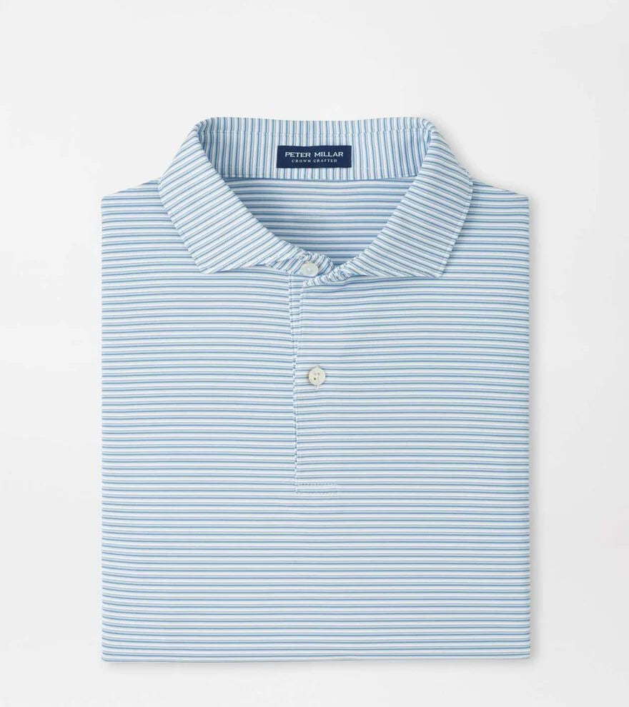 Ensemble Performance Jersey Polo WHITE / LIGHT WILLOW