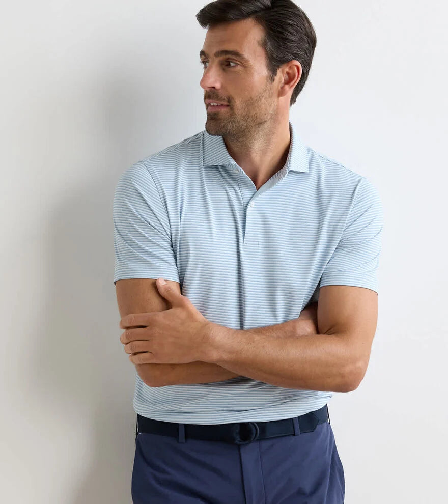 Ensemble Performance Jersey Polo WHITE / LIGHT WILLOW