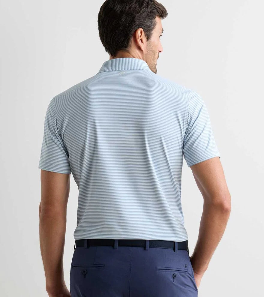 Ensemble Performance Jersey Polo WHITE / LIGHT WILLOW