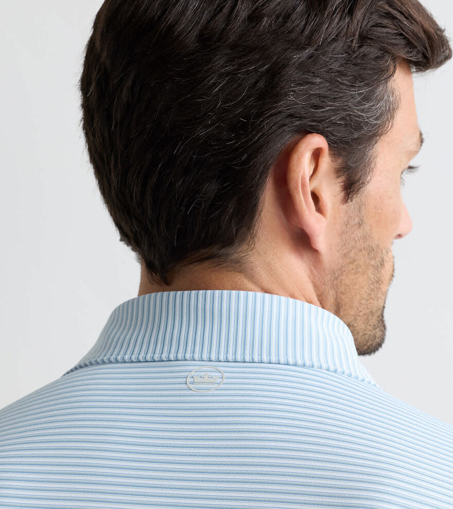Ensemble Performance Jersey Polo WHITE / LIGHT WILLOW