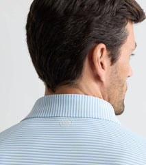 Ensemble Performance Jersey Polo WHITE / LIGHT WILLOW