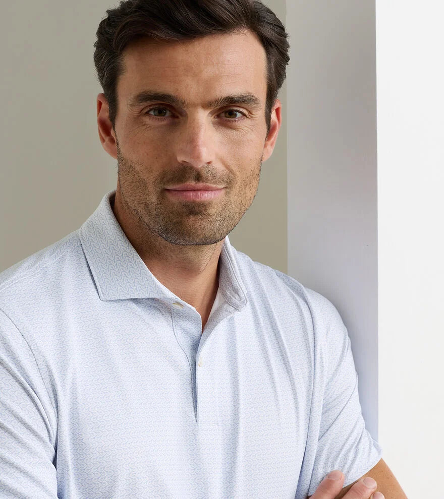 Briar Performance Jersey Polo WHITE