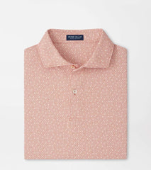 Casablanca Performance Jersey Polo FADED SCARLET