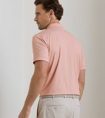 Casablanca Performance Jersey Polo FADED SCARLET