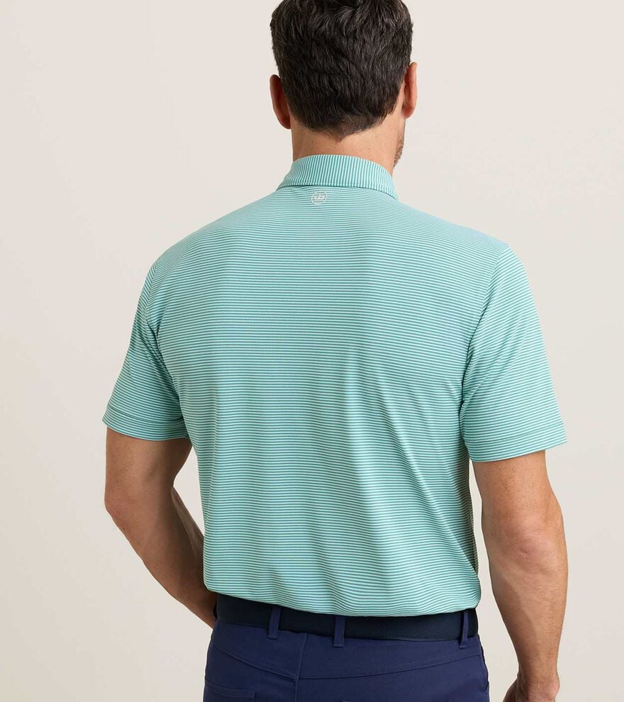 Candor Performance Mesh Polo SNOW PEA