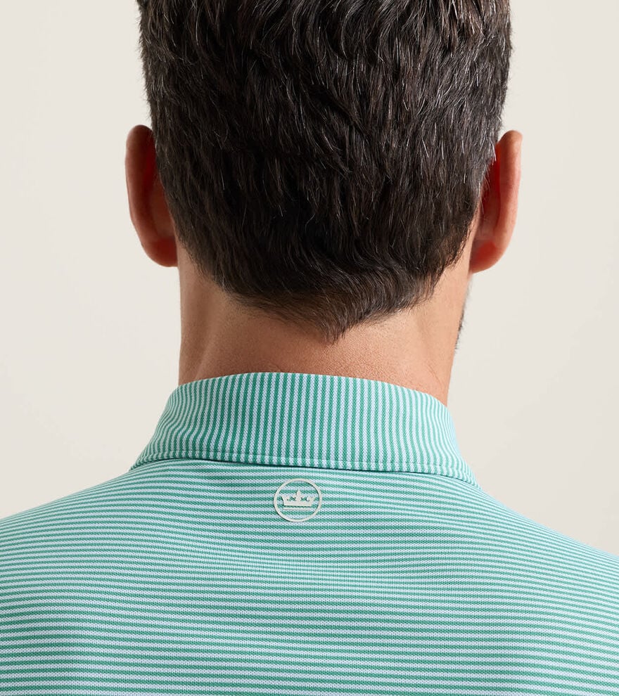 Candor Performance Mesh Polo SNOW PEA