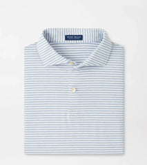 Echo Performance Jersey Polo WHITE/GALE GREY