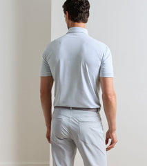 Echo Performance Jersey Polo WHITE/GALE GREY