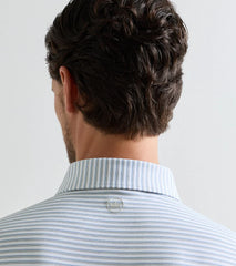 Echo Performance Jersey Polo WHITE/GALE GREY