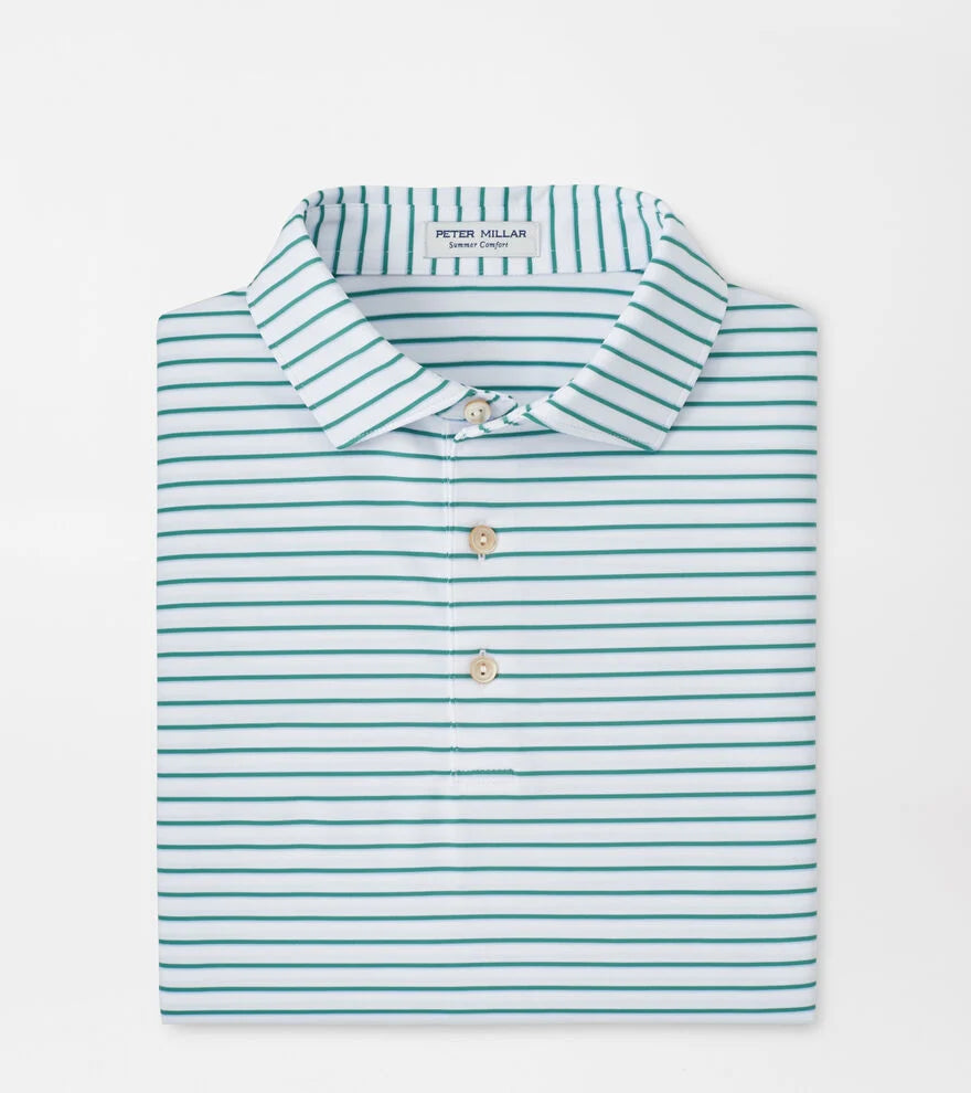 Dunnes Performance Jersey Polo WHITE / SNOW PEA