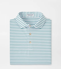 Dunnes Performance Jersey Polo WHITE / SNOW PEA