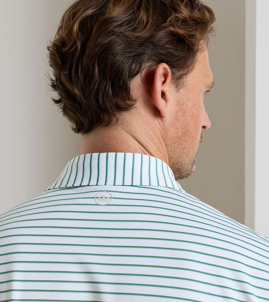 Dunnes Performance Jersey Polo WHITE / SNOW PEA
