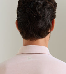 Albatross Cotton-Blend Piqué Polo FADED SCARLET