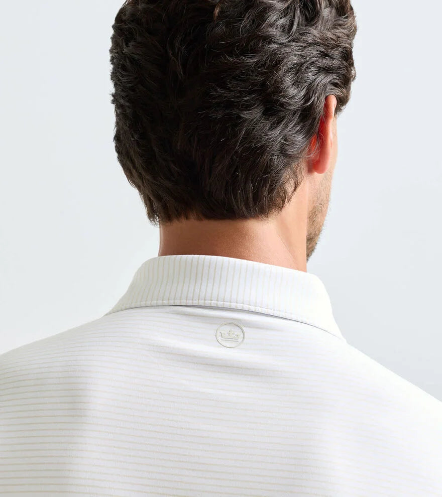 Ballad Performance Jersey Polo WHITE / TRUFFLE