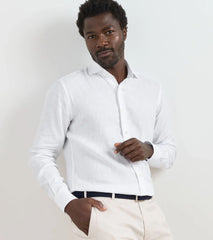 Astino Lino Sport Shirt WHITE