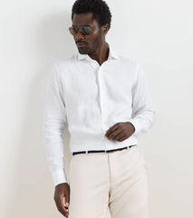 Astino Lino Sport Shirt WHITE