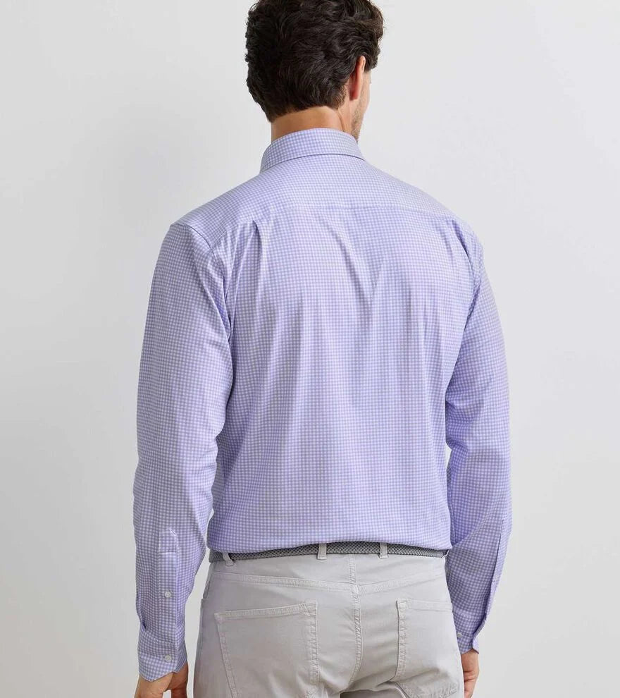Excursionist Flex Gingham Sport Shirt IRIS MIST