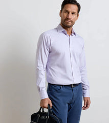 Conway Crown Lite Cotton-Stretch Sport Shirt TEABERRY PINK