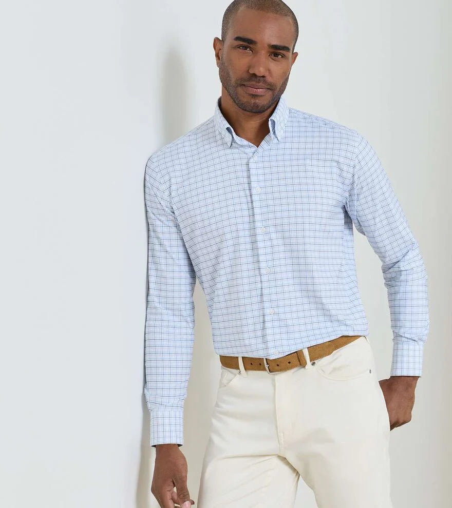 Casey Performance Twill Sport Shirt COTTAGE BLUE