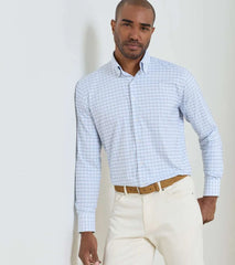 Casey Performance Twill Sport Shirt COTTAGE BLUE