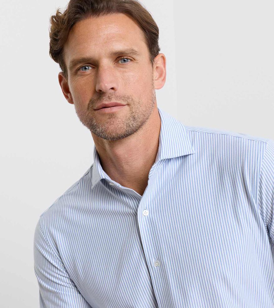 Excursionist Flex Stripe Sport Shirt DUSK BLUE