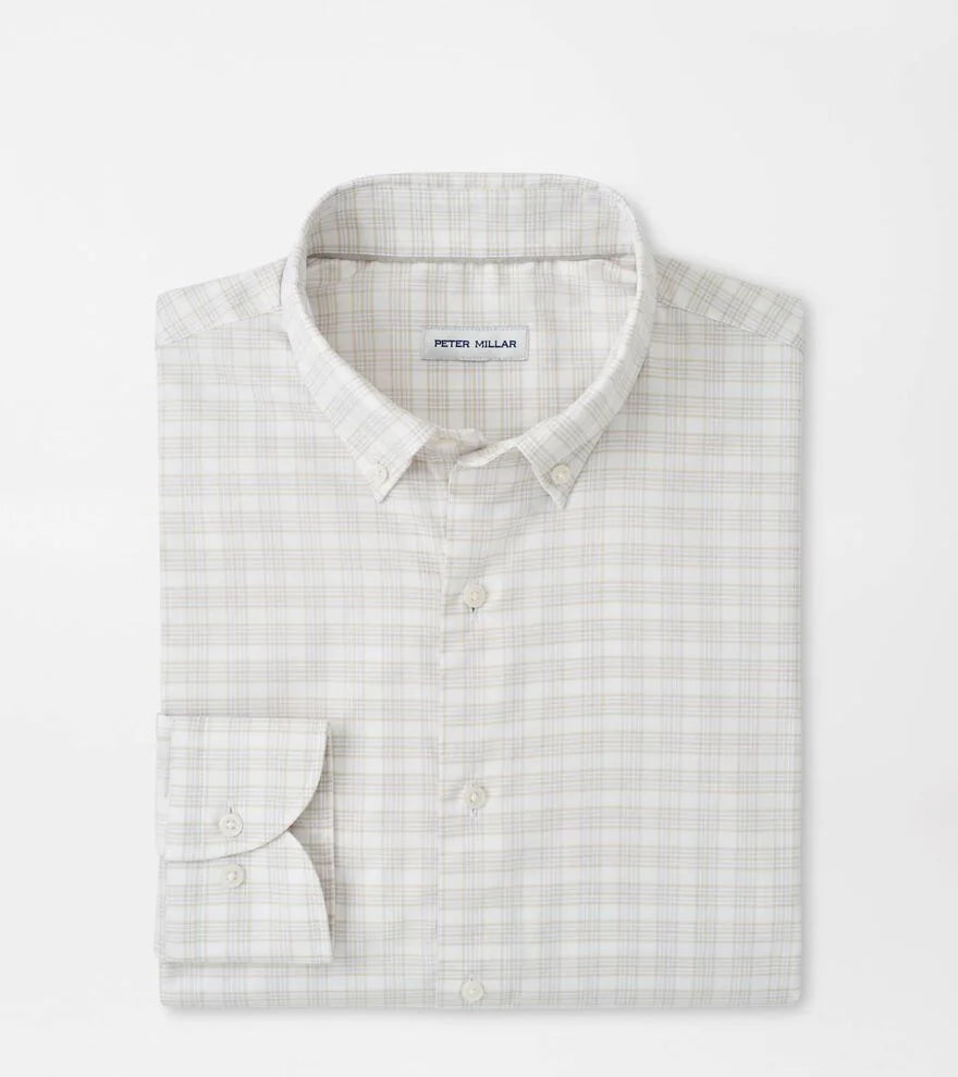 Douglas Crown Lite Cotton-Stretch Sport Shirt TRUFFLE