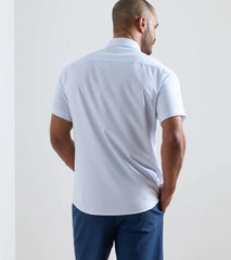 Baldwin Performance Poplin Sport Shirt COTTAGE BLUE