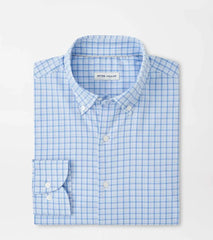 Calvin Crown Lite Cotton-Stretch Sport Shirt COTTAGE BLUE