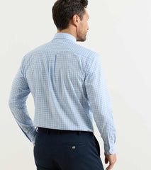 Calvin Crown Lite Cotton-Stretch Sport Shirt COTTAGE BLUE
