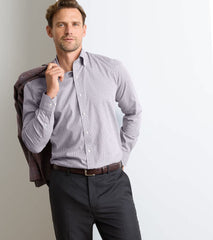 Marco Cotton Sport Shirt PURPLE FIG
