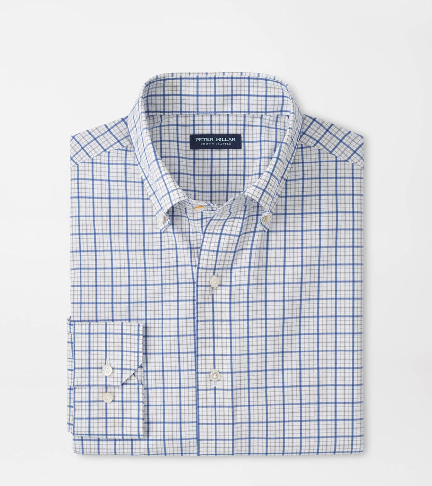 Canal Performance Poplin Sport Shirt DUSK BLUE