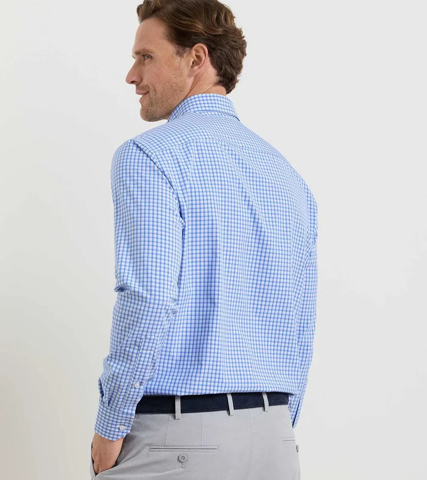 Bienville Performance Poplin Sport Shirt DUSK BLUE