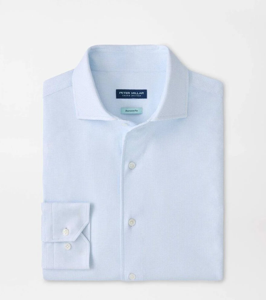 Excursionist Flex Print Sport Shirt BLUE FROST
