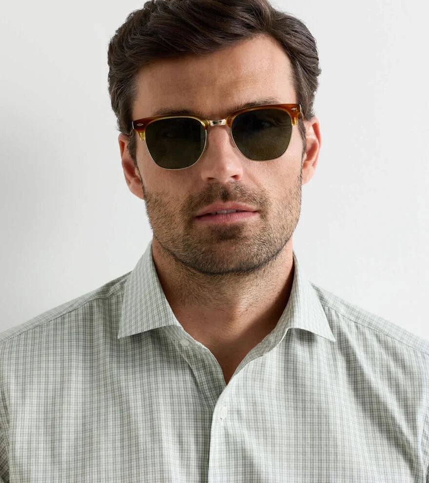 Dante Cotton Sport Shirt LIGHT WILLOW