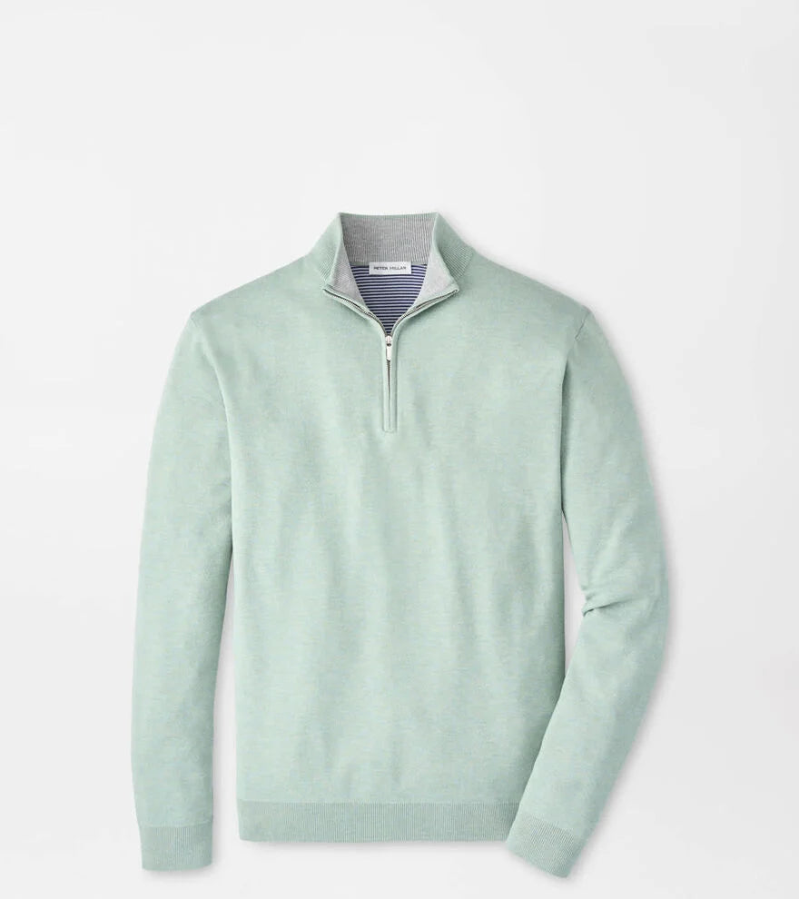 Coolspun Lite Cotton Quarter-Zip Sweater GRANDVIEW