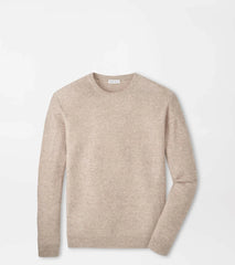 Crosswinds Textured Crewneck Sweater POPLAR BROWN