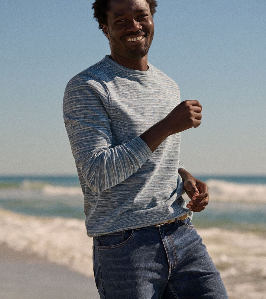 Crown Weekend Knit Crewneck INDIGO