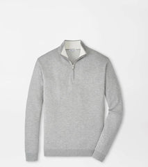 Coolspun Lite Cotton Quarter-Zip Sweater BRITISH GREY