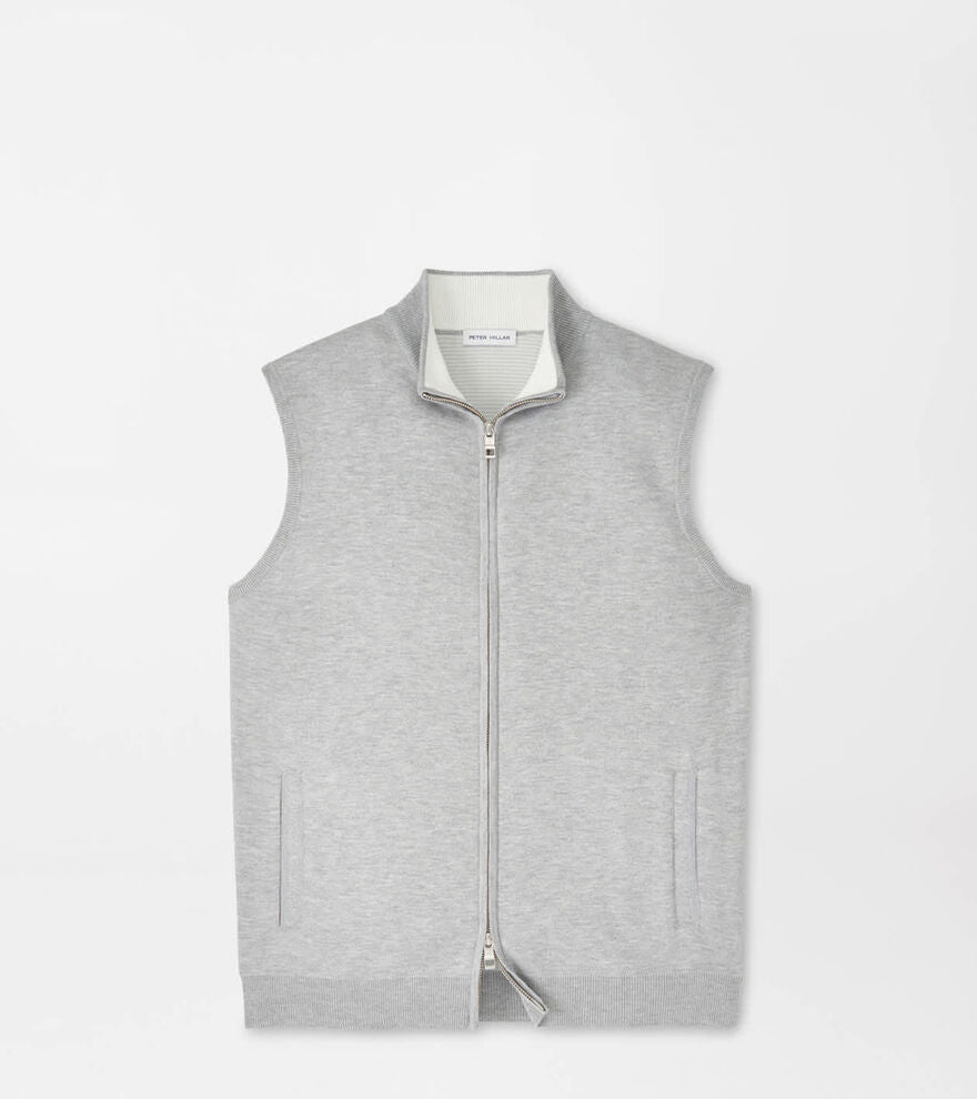 Coolspun Lite Full-Zip Sweater Vest BRITISH GREY