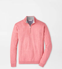 Coolspun Lite Cotton Quarter-Zip Sweater VENETIAN PINK