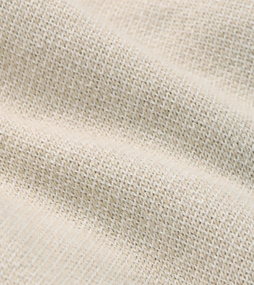 Coolspun Lite Birdseye Quarter Zip Sweater TRUFFLE