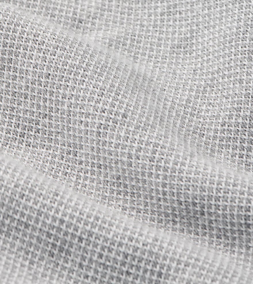 Coolspun Lite Birdseye Quarter Zip Sweater GALE GREY