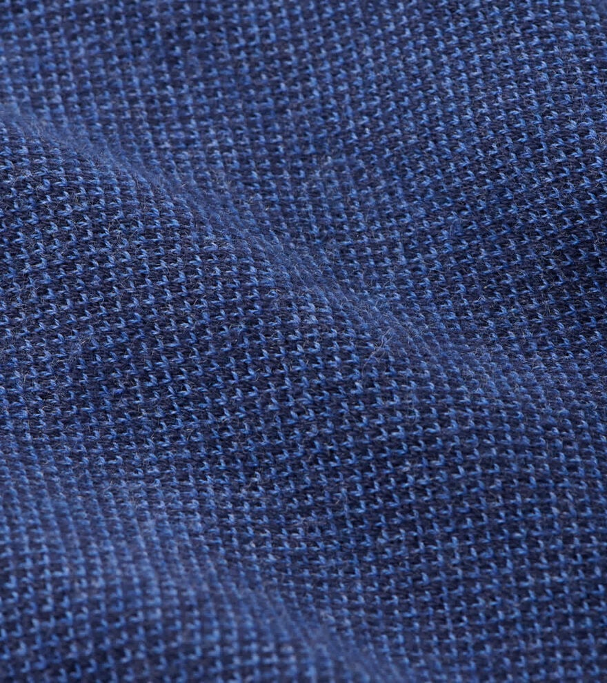 Coolspun Lite Birdseye Quarter Zip Sweater NAVY