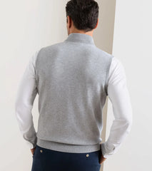 Coolspun Lite Full-Zip Sweater Vest BRITISH GREY