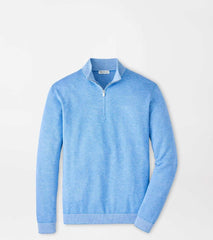 Coolspun Lite Birdseye Quarter Zip Sweater BLUEBIRD