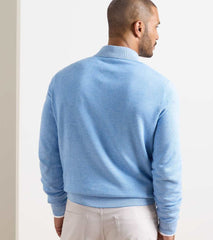Coolspun Lite Birdseye Quarter Zip Sweater BLUEBIRD