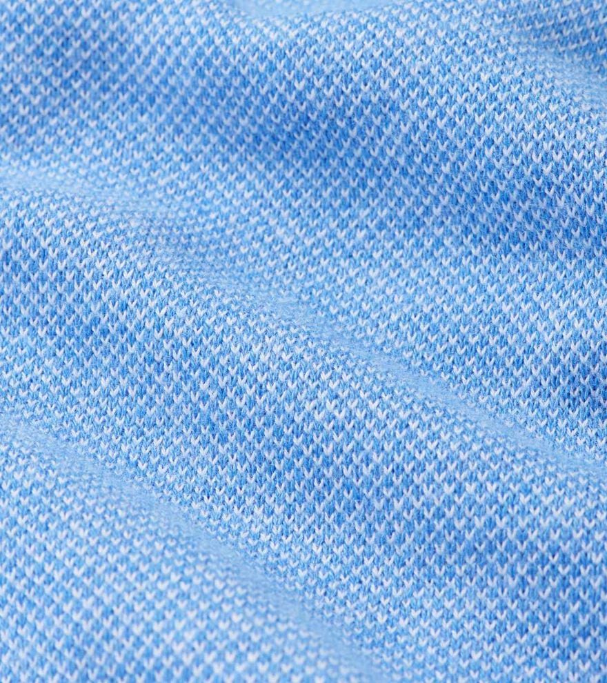 Coolspun Lite Birdseye Quarter Zip Sweater BLUEBIRD