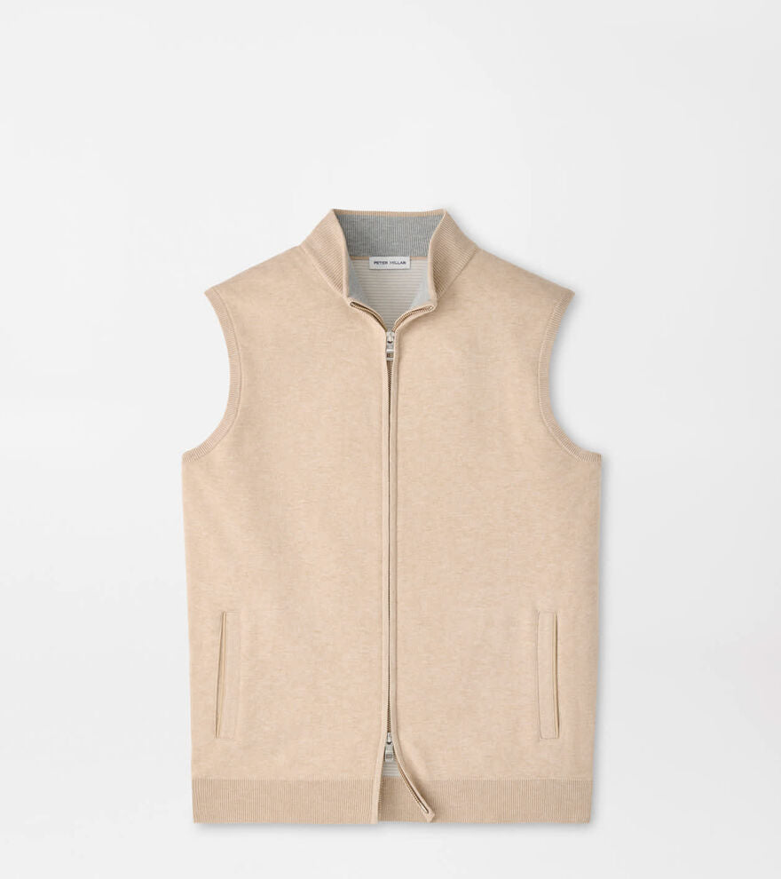 Coolspun Lite Full-Zip Sweater Vest TRUFFLE